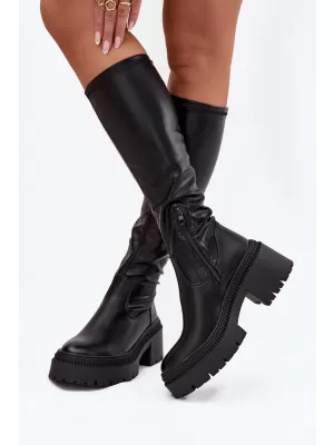 Cizme de dama BOTO 9671A NEGRU