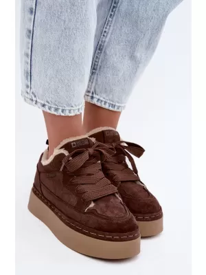 Pantofi de dama BIG STAR SHOES UU274188 UMBRE MARO/BEJ