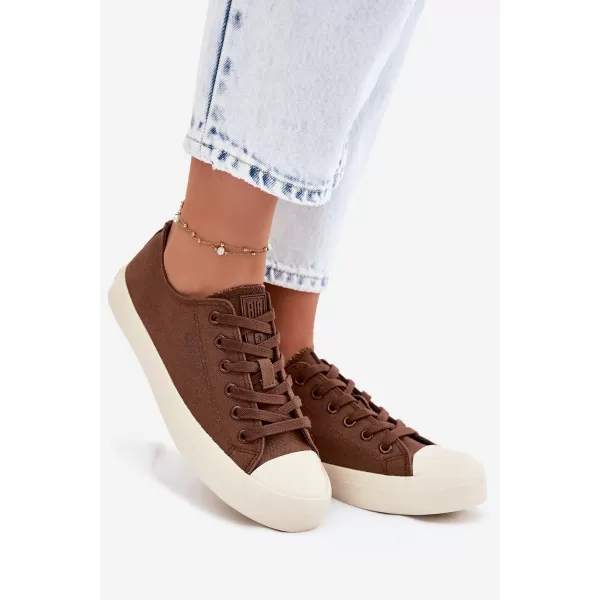  Adidași de damă BIG STAR SHOES TT274123 MARO/BEJ 