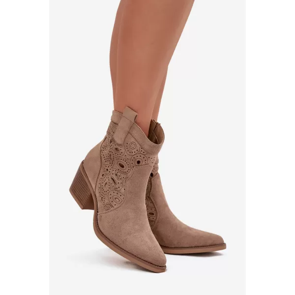  Pantofi de dama BOTO 25BT02-9452 FANGO/BEJ 