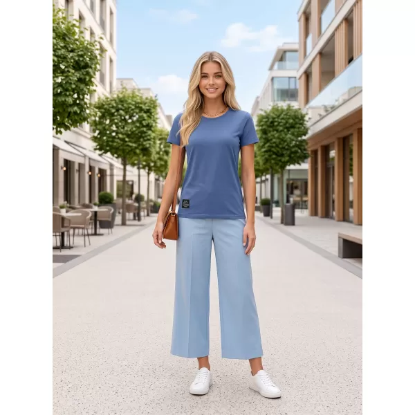  Tricou pentru femei ALTISPORT NP/ALWST26001 ALBASTRU DENIM 