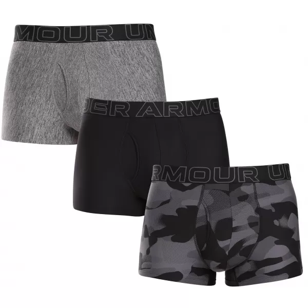  Boxeri pentru bărbați UNDER ARMOUR M PERF TECH NOV 3IN (3KS) 1383883-001 NEGRU 