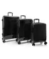 Un set de valize HEYS Elite S, M, L LEOPARD NEGRU