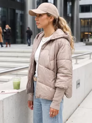 Geaca de dama DSTREET TY5764 CARAMEL