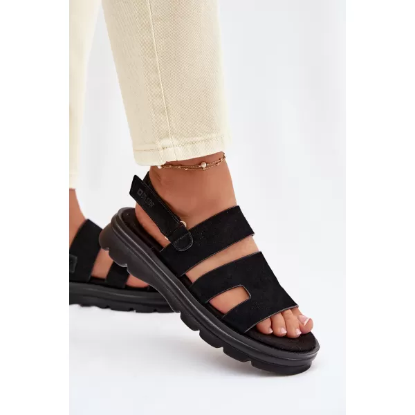  Sandale de dama BIG STAR SHOES TT274484 NEGRU 
