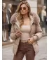 Geaca de dama DSTREET TY6005 CARAMEL