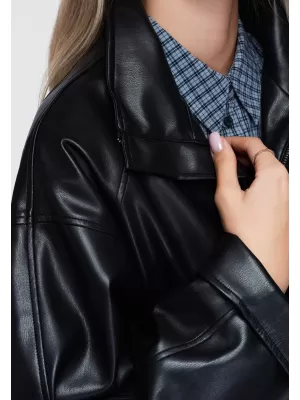 Geaca de dama OMBRE OW-JT-E0007 NEGRU
