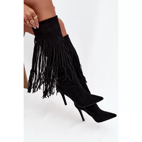  Cizme de dama BOTO H-59 NEGRU 