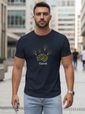 Tricou pentru bărbați DSTREET NX0149R-NY ALBASTRU ÎNCHIS