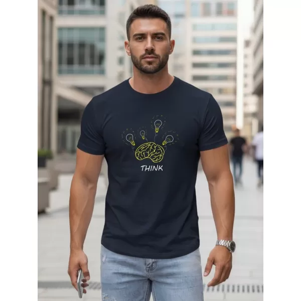  Tricou pentru bărbați DSTREET NX0149R-NY ALBASTRU ÎNCHIS 