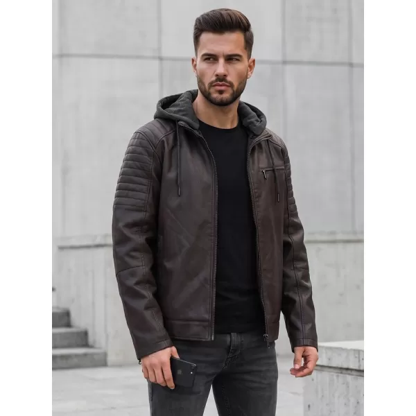 Jachetă pentru bărbați DSTREET TX5142 MARO 