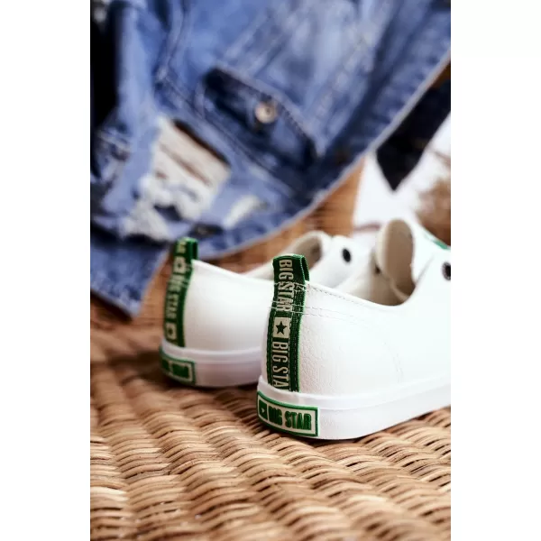  Adidași de damă BIG STAR SHOES GG274006 ALB/VERDE 
