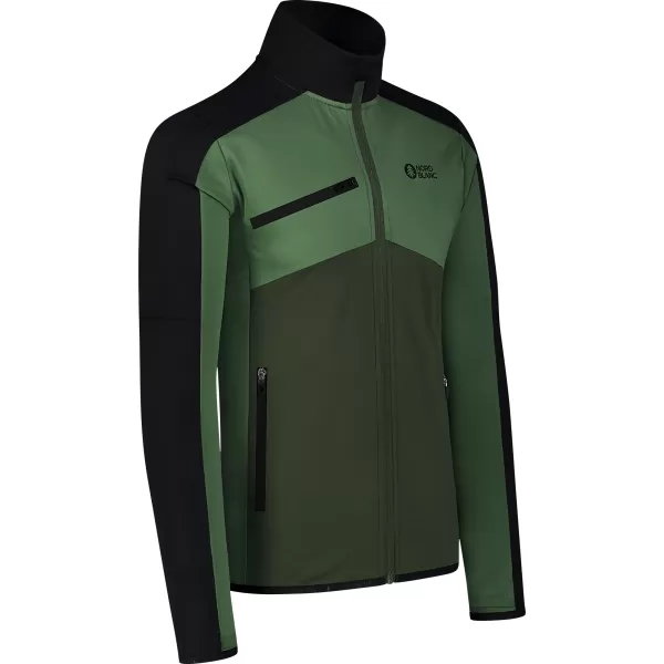  Hanorac powerfleece pentru bărbați NORDBLANC CUSP NBSFM8334 VERDE 