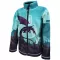 Hanorac fleece pentru copii WAMU DRAGON FANTASY ALBASTRU
