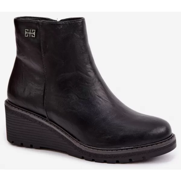  Botine de dama BOTO RMR2510-2 NEGRU 