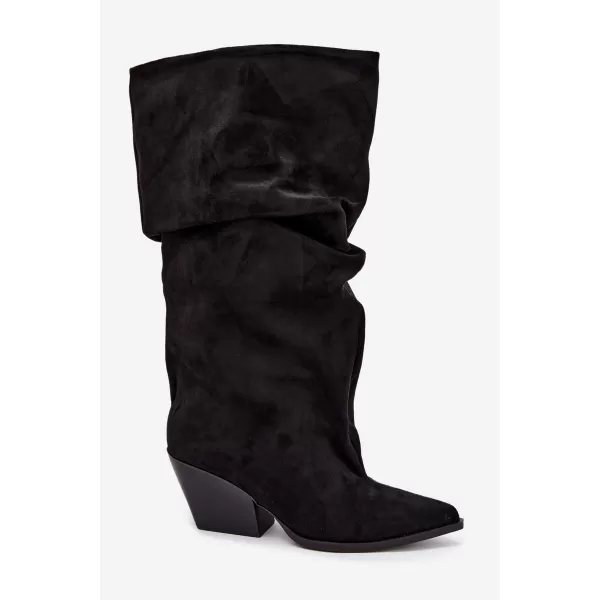  Cizme de dama BOTO 2580A-1 NEGRU 