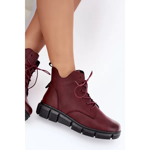  Pantofi de dama BOTO 26BT17-9301 BURGUNDIA 