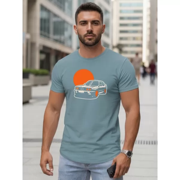  Tricou pentru bărbați DSTREET NX5091R-SB ALBASTRU 