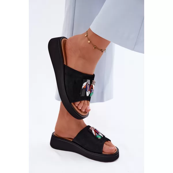  Papuci de damă VINCEZA 66942 NEGRU 