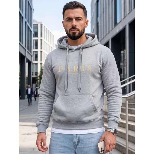 Hanorac pentru bărbați DSTREET NX5147BX-02-09 GRI DESCHIS 