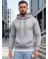 Hanorac pentru bărbați DSTREET NX5147BX-02-09 GRI DESCHIS