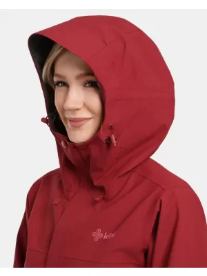 Jachetă hardshell pentru femei KILPI MONTANA-W 1L0102KI ROȘU ÎNCHIS