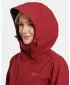 Jachetă hardshell pentru femei KILPI MONTANA-W 1L0102KI ROȘU ÎNCHIS