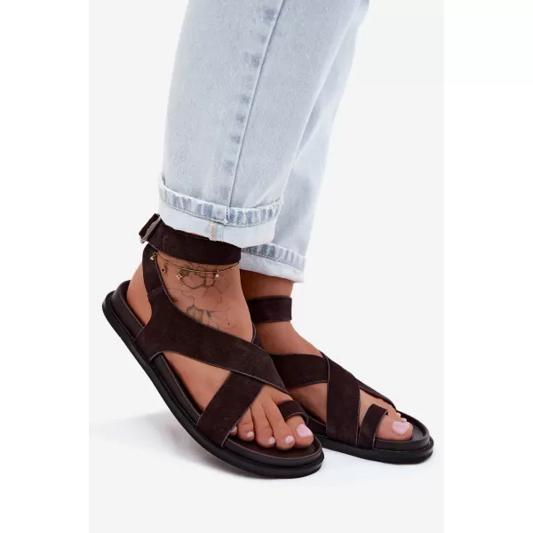  Sandale de dama D&A CR61-3049 CAFEA 