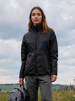 Jachetă ultrauşoară de damă ALPINE PRO GEREDA NEGRU