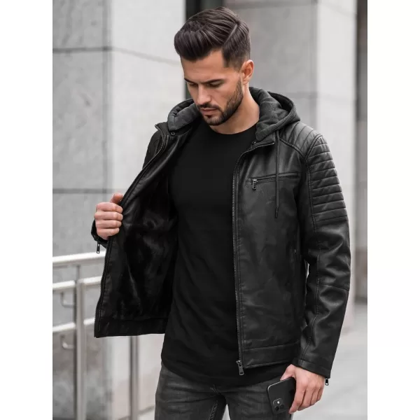  Jachetă pentru bărbați DSTREET TX5143 NEGRU 