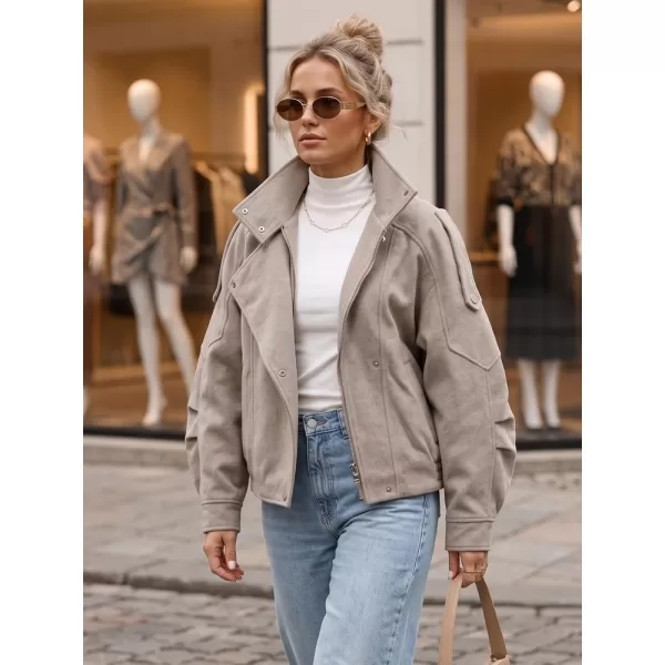  Geaca de dama DSTREET TY6033 KAKI 