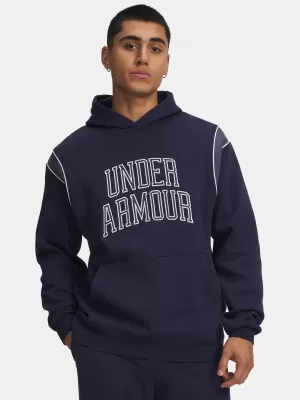 Hanorac pentru bărbați UNDER ARMOUR RIVAL FLEECE NOV HOODIE 6009353-410 ALBASTRU