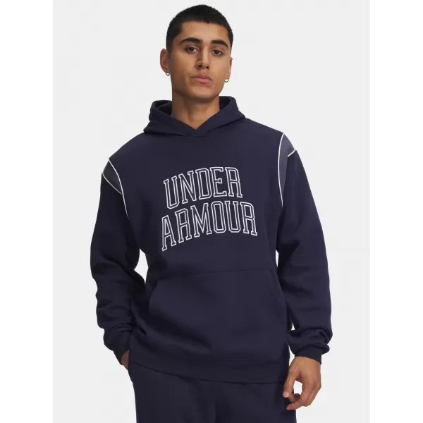  Hanorac pentru bărbați UNDER ARMOUR RIVAL FLEECE NOV HOODIE 6009353-410 ALBASTRU 
