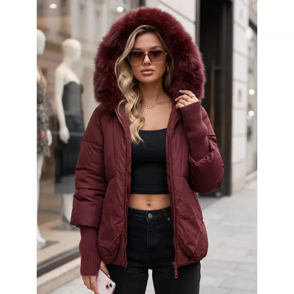  Geaca de dama DSTREET TY5992 BURGUNDIA 