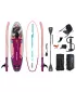 Placă cu vâsle RIDEWAVE BLAZEBRAND 9'6'' COMBO NEDETERMINAT