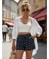 Pantaloni scurți de damă DSTREET SY0543 ALBASTRU ÎNCHIS