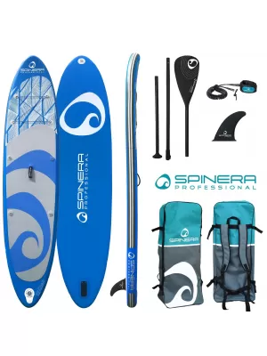Placă cu vâsle SPINERA Professional Rental 120 ALBASTRU