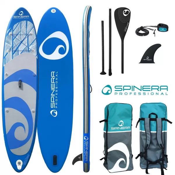  Placă cu vâsle SPINERA Professional Rental 120 ALBASTRU 
