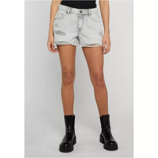  Pantaloni scurți de damă URBAN CLASSICS TB8193 GRI ARGINTIU DESCHIS SPALAT 
