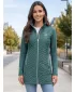 Palton hibrid de damă ALTISPORT IRYSA VERDE ÎNCHIS