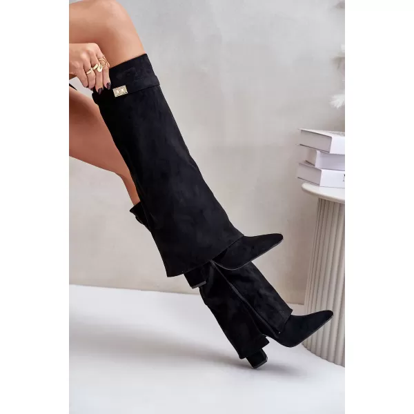  Cizme de dama BOTO 9501A/LA3150/CLS-603 NEGRU 