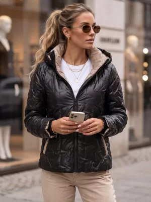 Geaca de dama DSTREET TY5803 NEGRU