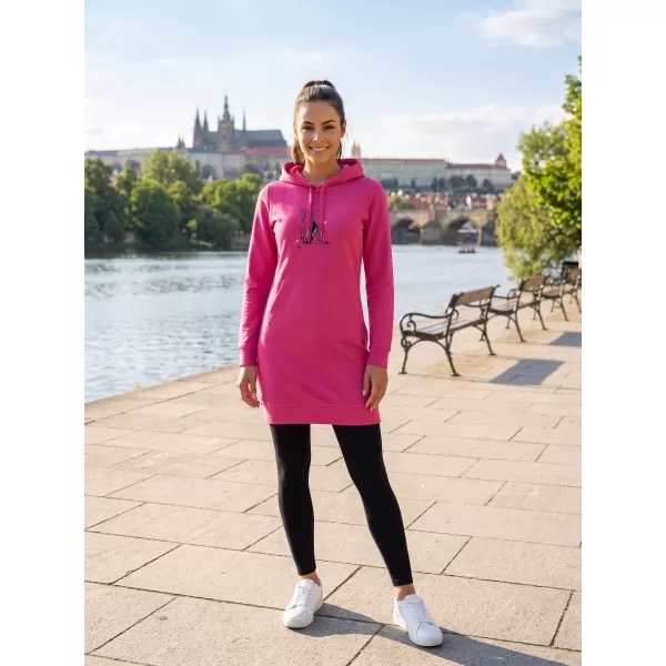  Hanorac prelungit dama ALTISPORT ALW091419 MAGENTA 