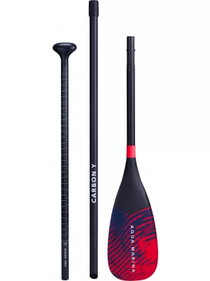 Vâslă AQUA MARINA Carbon Y NEGRU-ROSU