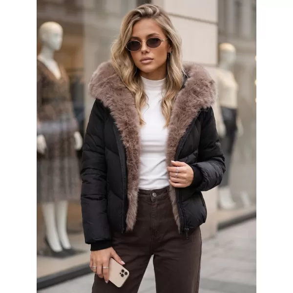  Geaca de dama DSTREET TY6103 NEGRU 