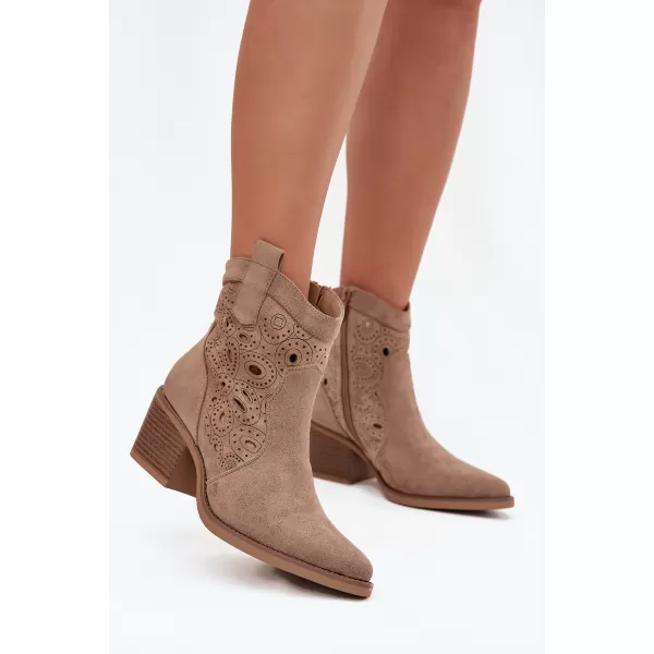  Pantofi de dama BOTO 25BT02-9452 FANGO/BEJ 