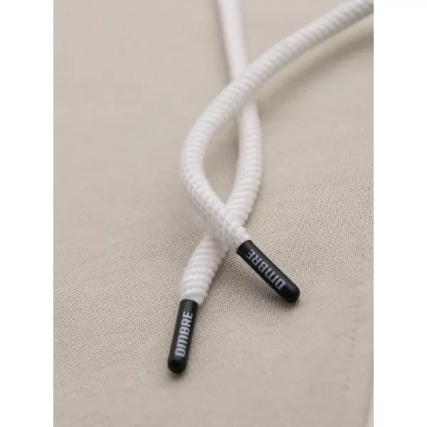  Hanorac pentru bărbați OMBRE OM-SSBZ-0272 BEJ DESCHIS 