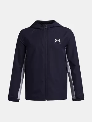 Geaca de baieti UNDER ARMOUR UA B RIVAL WVN JACKET 1390154-410 ALBASTRU