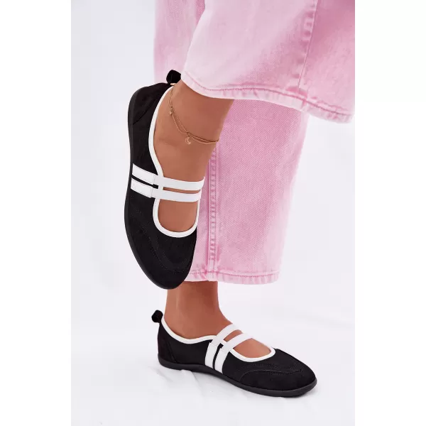  Balerini de dama BOTO 22-383 NEGRU 