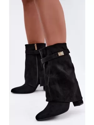 Botine de dama BOTO LA3116 NEGRU
